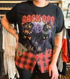 Back off split reworked tee medium