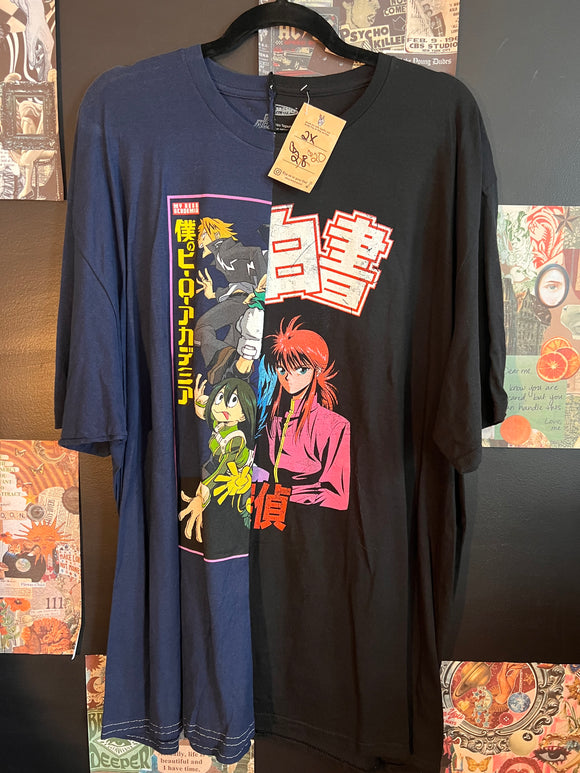 Anime split blue 2x