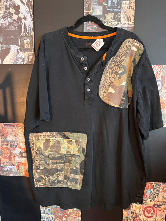 Wild side 2x half button