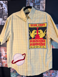 Star treky button up med/lg