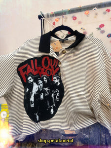 Fall out boy crop top lg