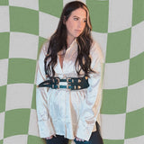 Gold buckle harness